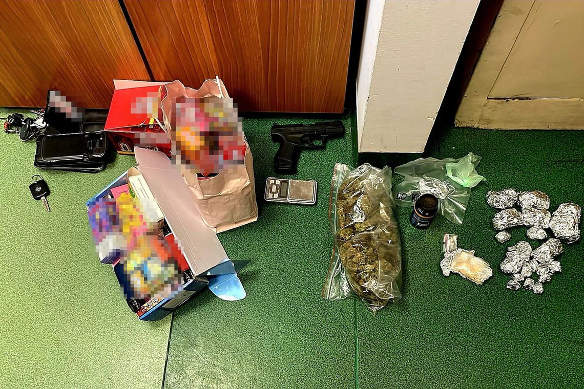 Znaczne ilości narkotyków zabezpieczone po kontroli drogowej