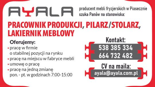 AYALA producent mebli fryzjerskich