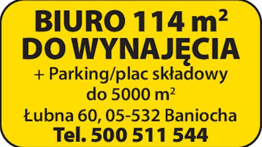 BIURO DO WYNAJĘCIA