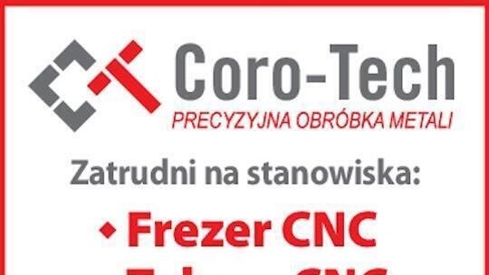 Firma Coro-Tech zatrudni na stanowiska: