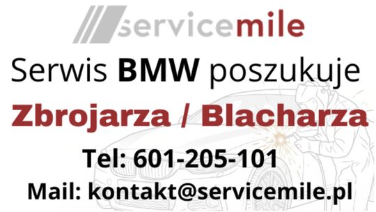 Serwis BMW poszukuje zbrojarza/blacharza
