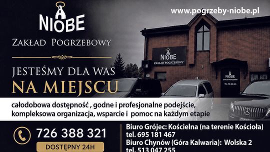 USŁUGI POGRZEBOWE - NIOBE