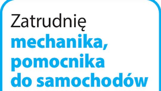 Zatrudnię  mechanika