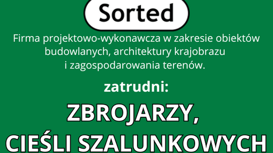 Zatrudnimy: Zbrojarzy i Cieśli szalunkowych