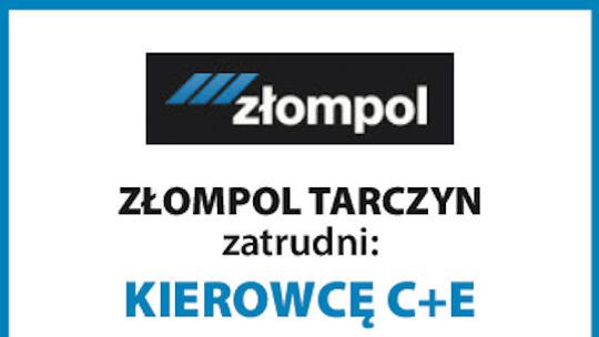 Złompol zatrudni: Kierowcę C+E, Operatora Koparki , Pracownika Fizycznego