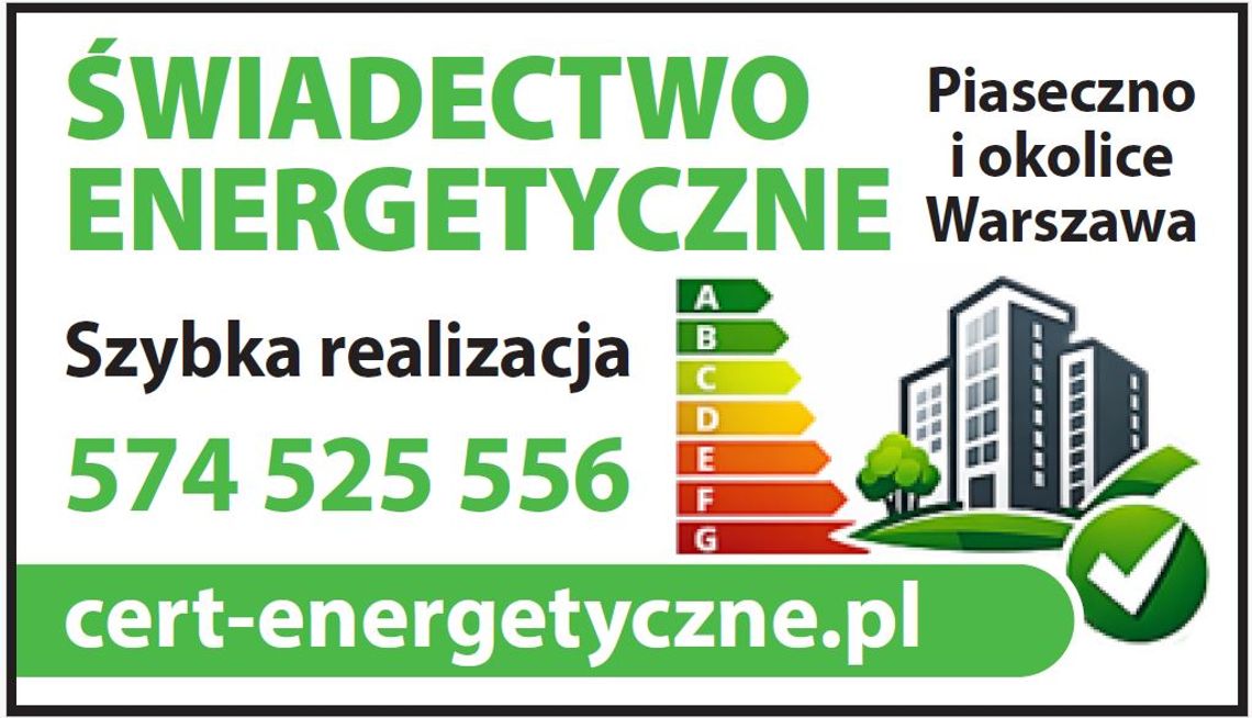 CERTYFIKAT ENERGETYCZNY – NAWET 48H – WARSZAWA I OKOLICE