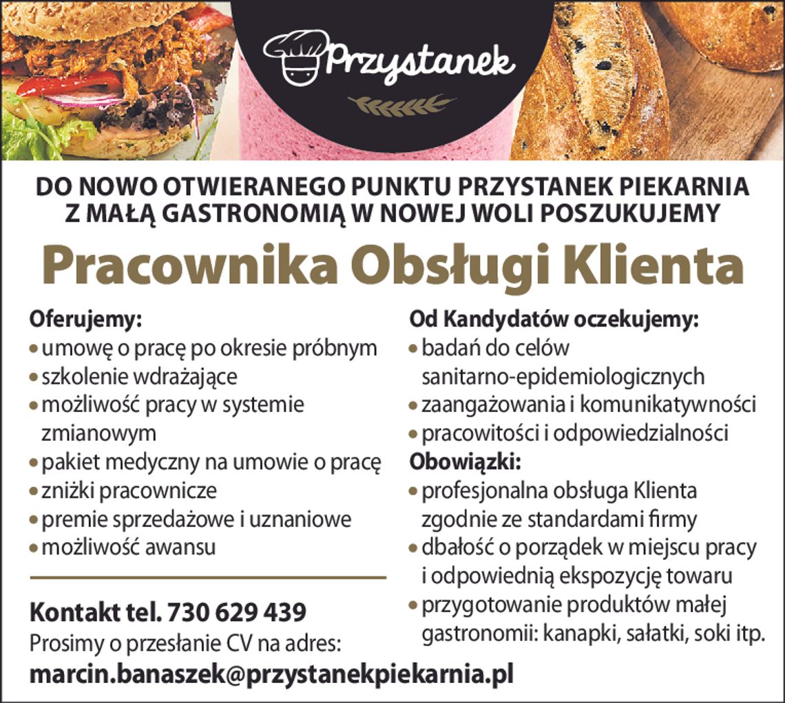 Pracownika Obsługi Klienta