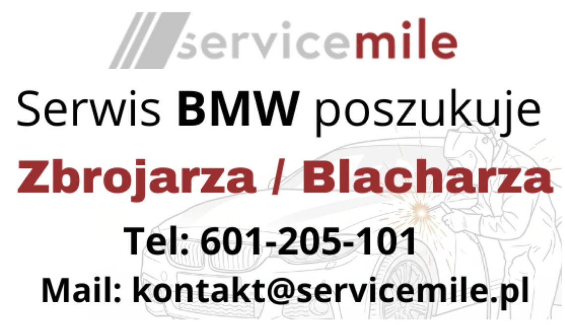 Serwis BMW poszukuje zbrojarza/blacharza