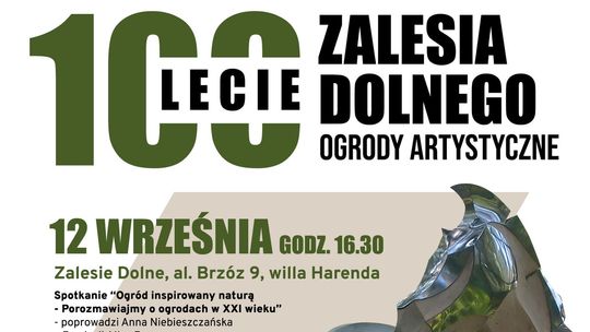 100-lecie Zalesia Dolnego - ogrody artystyczne