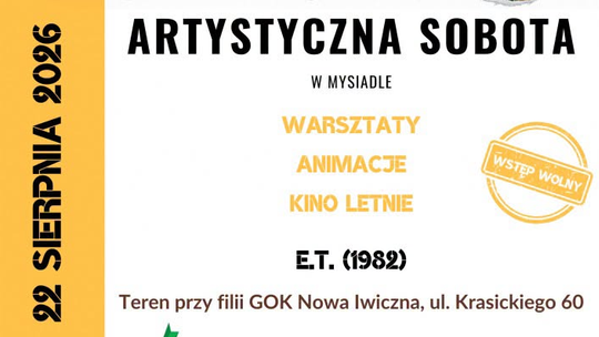 Artystyczna sobota w Nowej Iwicznej: rodzinne animacje, warsztaty i kino pod chmurką￼