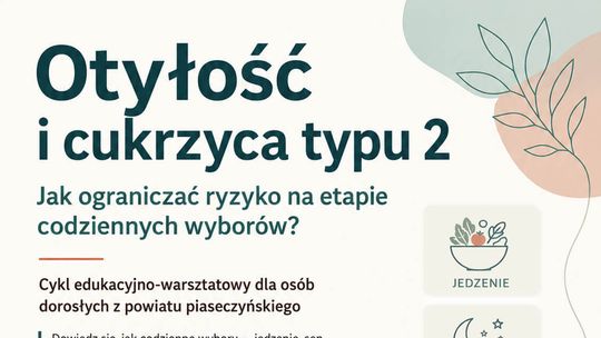 Bezpłatne warsztaty poświęcone profilaktyce otyłości i cukrzycy typu 2