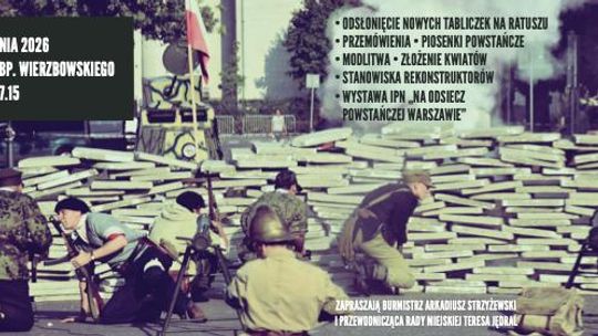 Góra Kalwaria uczci 82. rocznicę Powstania Warszawskiego