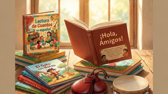 ¡HOLA! Lectura de cuentos en español en la biblioteca- wyjątkowe spotkania dla dzieci z książeczkami w języku hiszpańskim