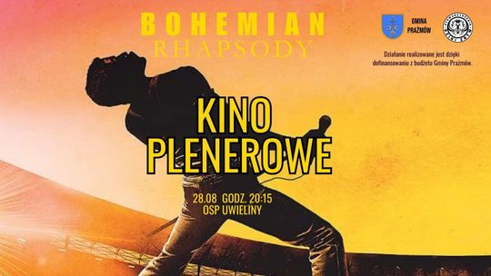 Kino plenerowe w Uwielinach! "BOHEMIAN RHAPSODY"