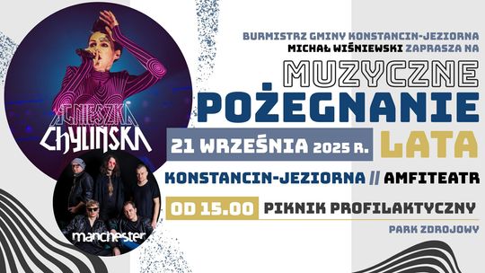 Koncert Agnieszki Chylińskiej i zespołu Manchester w Konstancinie-Jeziornie Koncert Agnieszki Chylińskiej i zespołu Manchester w Konstancinie-Jeziornie