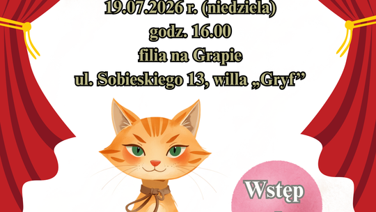 ,,Kot w butach'' - spektakl teatralny dla dzieci