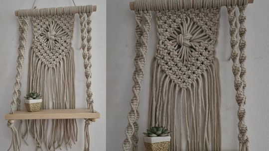 MAKRAMOWA PÓŁKA . WARSZTATY DLA MŁODZIEŻY I DOROSŁYCH MAKRAMOWA PÓŁKA . WARSZTATY DLA MŁODZIEŻY I DOROSŁYCH