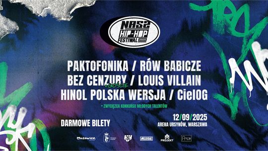 NASZ HIP-HOP FESTIWAL 2025! NASZ HIP-HOP FESTIWAL 2025!
