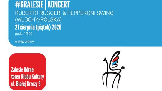 Roberto Ruggeri i Pepperoni Swing w #GraLesie – koncert z charakterem i wstępem wolnym