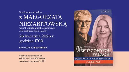 Spotkanie autorskie z Małgorzatą Niezabitowską
