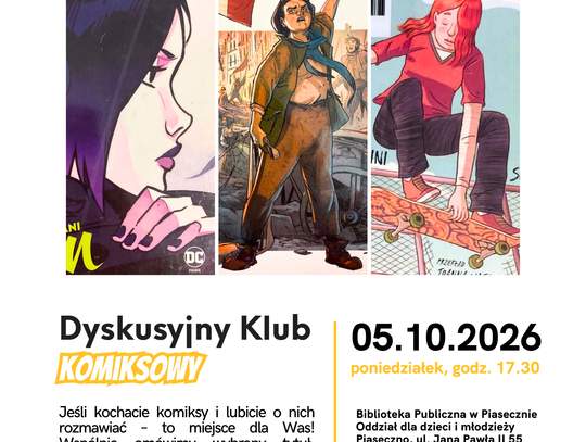 Dyskusyjny Klub Komiksowy – październik