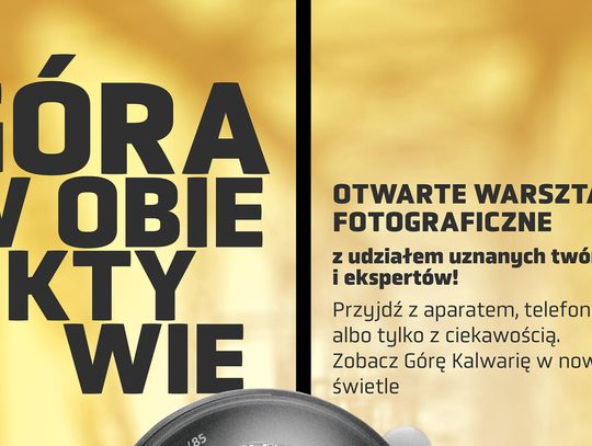 Góra w obiektywie – cykl otwartych warsztatów fotograficznych i spacerów edukacyjnych