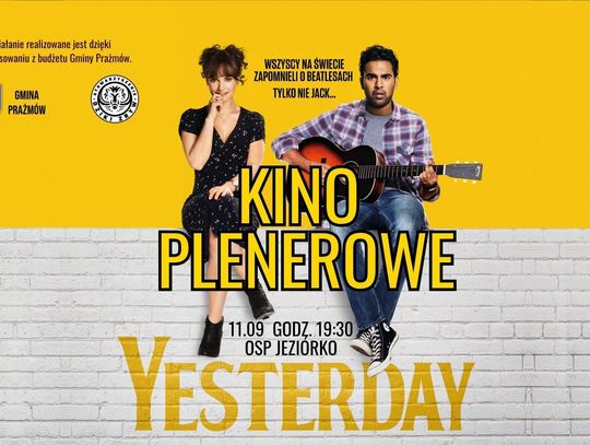 Kino plenerowe w Jeziórku!  - "Yesterday"