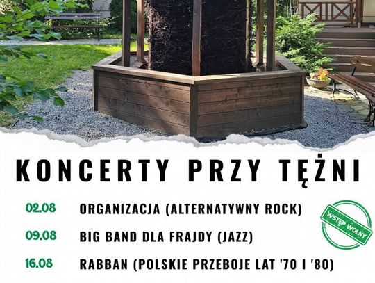 Koncert przy Tężni w Magdalence: biesiadne popołudnie z zespołem Raz, Dwa i Kasia