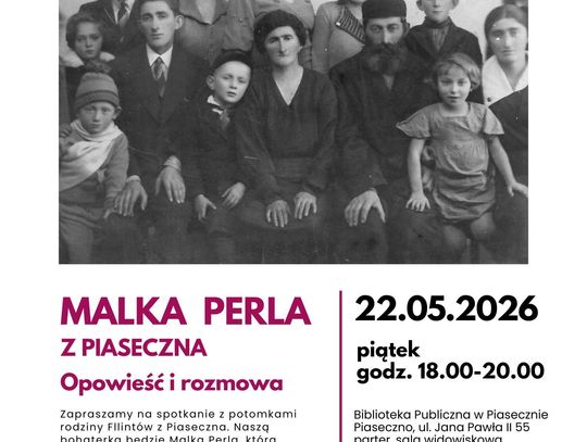 Malka Perla z Piaseczna. Opowieść i rozmowa Malka Perla z Piaseczna. Opowieść i rozmowa
