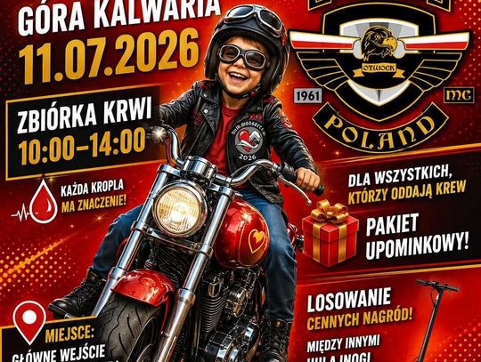 Motoserce 2026 w Górze Kalwarii: krew darem życia, koncerty, grill i motocyklowy finał dnia