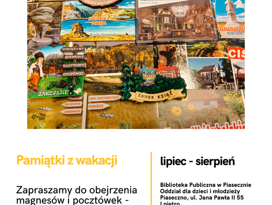 Pamiątki z wakacji