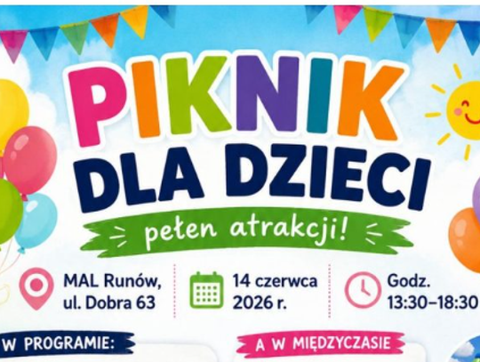 Piknik dla dzieci w Runowie