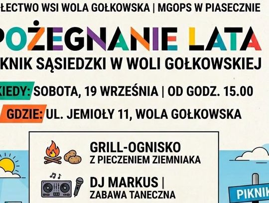 Piknik Pożegnanie Lata w Woli Gołkowskiej