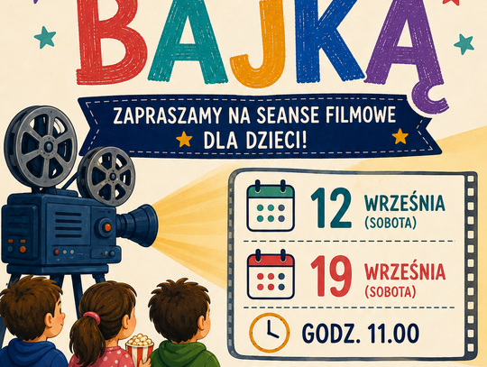 Seans filmowy dla dzieci z cyklu ,,Sobota z bajką''
