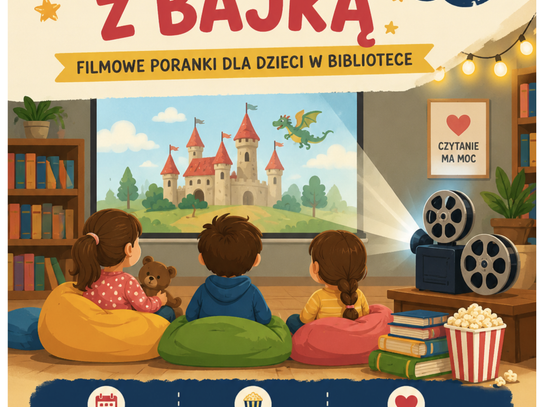 Seans filmowy dla dzieci z cyklu ,,Spotkanie z bajką''