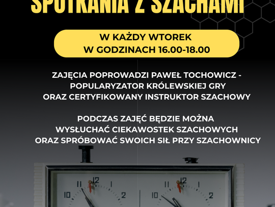Spotkania z szachami - zajęcia cykliczne w filii w Skolimowie