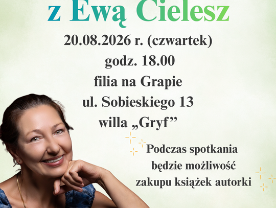 Spotkanie autorskie z Ewą Cielesz