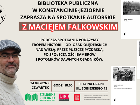 Spotkanie autorskie z Maciejem Falkowskim