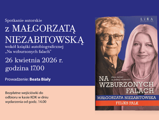 Spotkanie autorskie z Małgorzatą Niezabitowską
