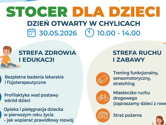 STOCER Ośrodek dla Dzieci i Młodzieży - DZIEŃ OTWARTY I DZIEŃ DZIECKA W CHYLICACH 30.05.2026