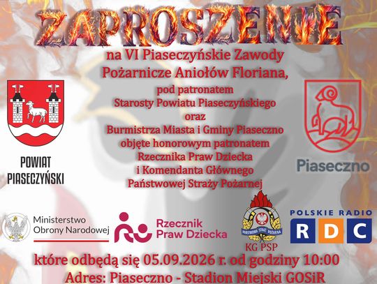 VI Piaseczyńskie Zawody Pożarnicze Aniołów Floriana w Piasecznie 2026