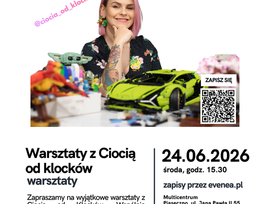 Warsztaty z Ciocią od klocków – grupa młodsza
