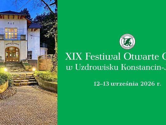 XIX Festiwal Otwarte Ogrody w Konstancinie-Jeziornie