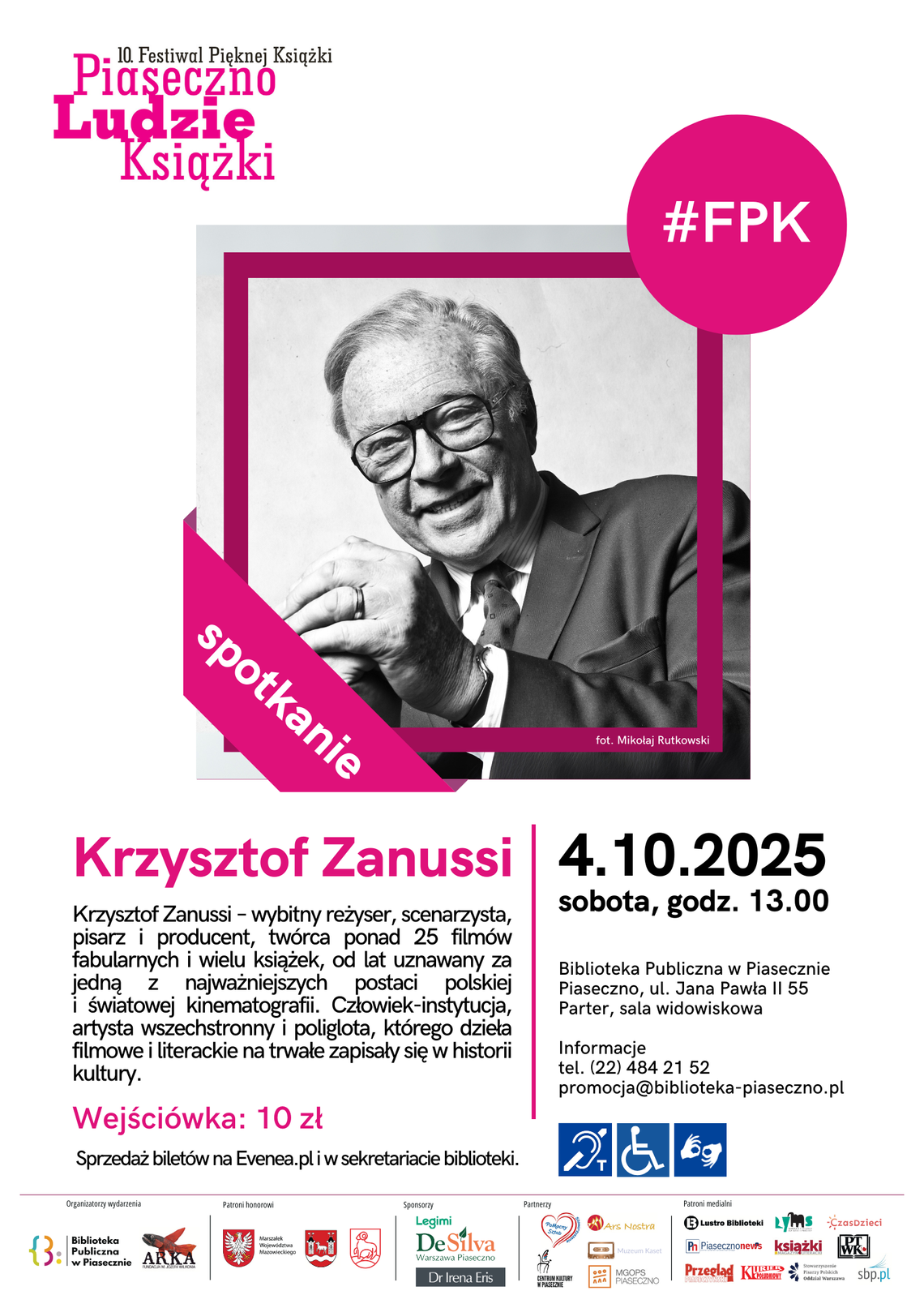 10. FPK – Spotkanie autorskie z Krzysztofem Zanussim