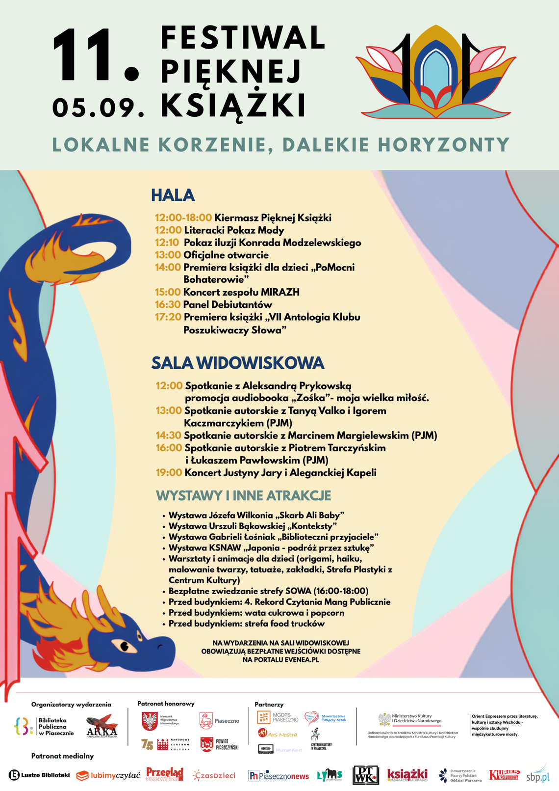 11. Festiwal Pięknej Książki – Lokalne korzenie, dalekie horyzonty