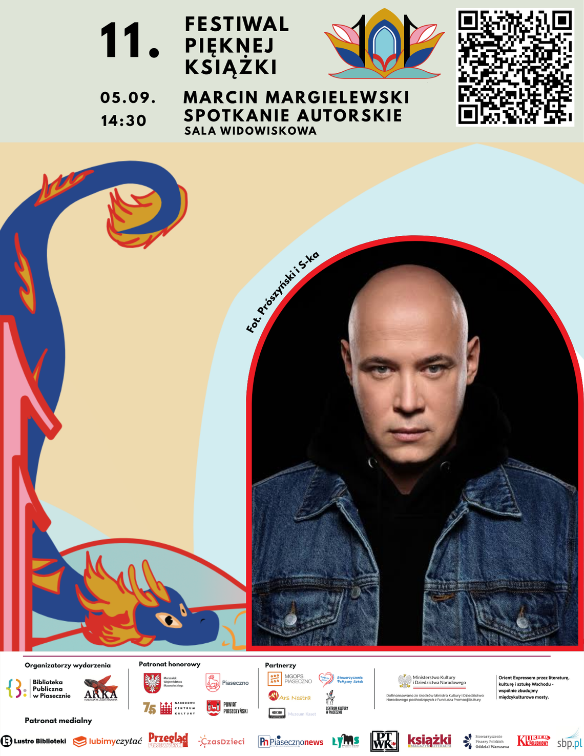 11. Festiwal Pięknej Książki – Spotkanie autorskie z Marcinem Margielewskim 11. Festiwal Pięknej Książki – Spotkanie autorskie z Marcinem Margielewskim
