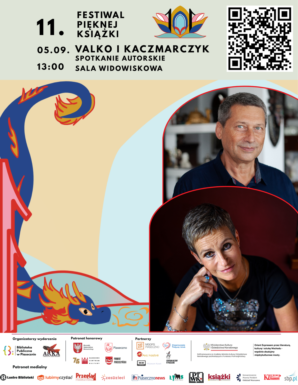 11. Festiwal Pięknej Książki – Spotkanie autorskie z Tanyą Valko i Igorem Kaczmarczykiem