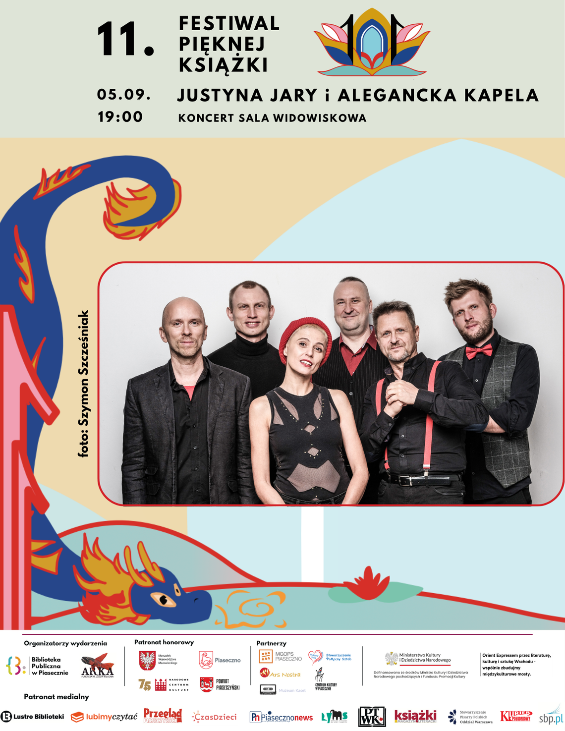 11. Festiwal Pięknej Książki – „Ze sznytem” – koncert Justyny Jary 11. Festiwal Pięknej Książki – „Ze sznytem” – koncert Justyny Jary