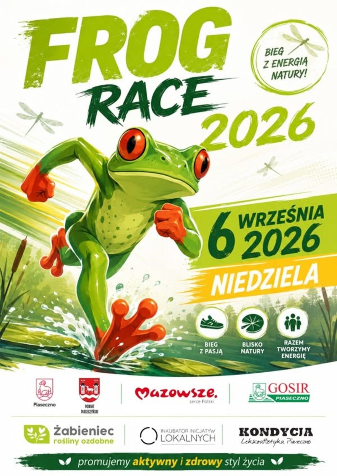 18. Frog Race w Żabieńcu: biegi dzieci, 5 i 10 km oraz Nordic Walking w Zimnych Dołach