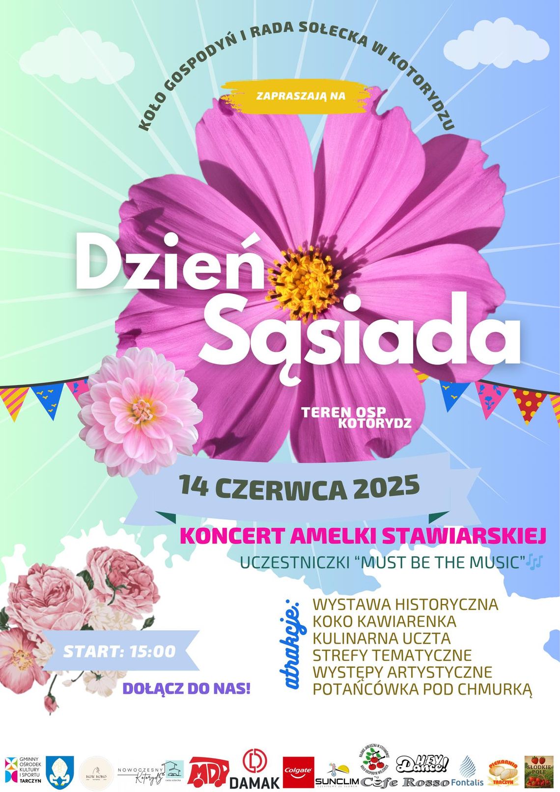 DZIEŃ SĄSIADA - Koncert i Potańcówka w Kotorydzu DZIEŃ SĄSIADA - Koncert i Potańcówka w Kotorydzu